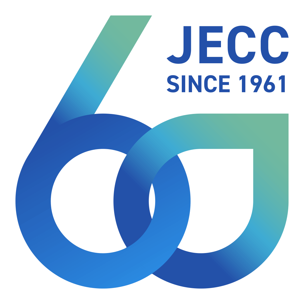 株式会社 JECC 60周年ロゴ